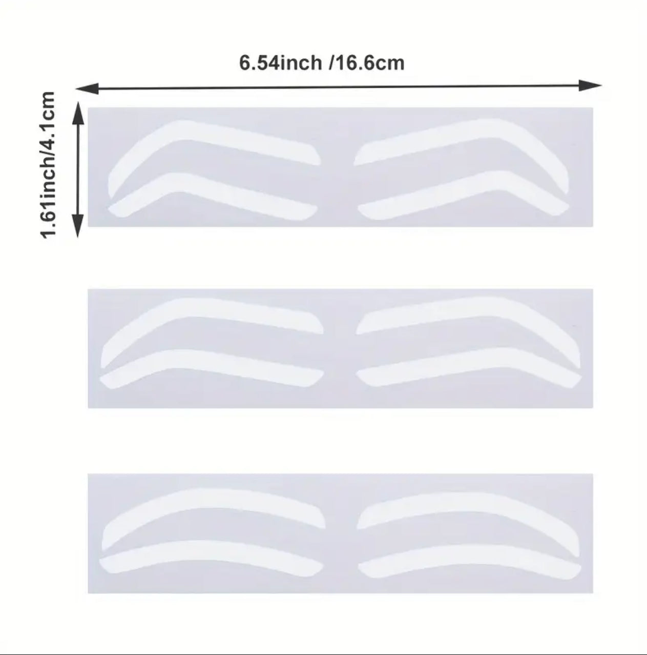 Brow Stencil Paper (10pcs)