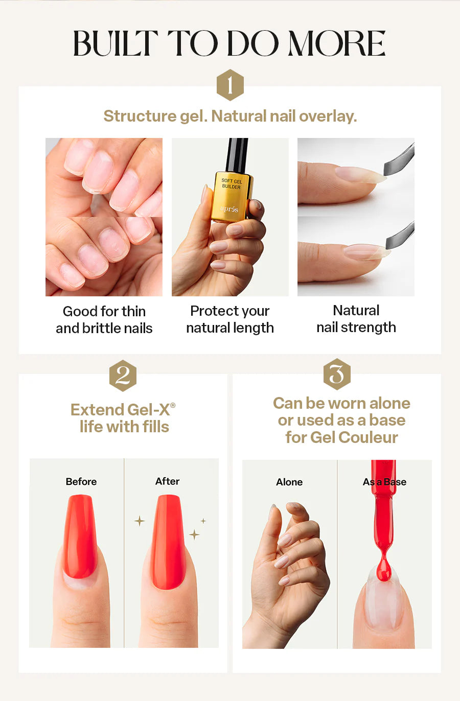 Apres Soft Gel Builder in a Bottle