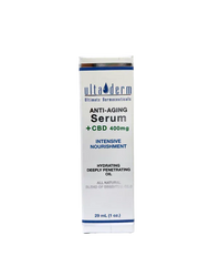 ClearZal® UltaDerm Anti-Aging Serum + CBD 400mg, 29ml (1oz)