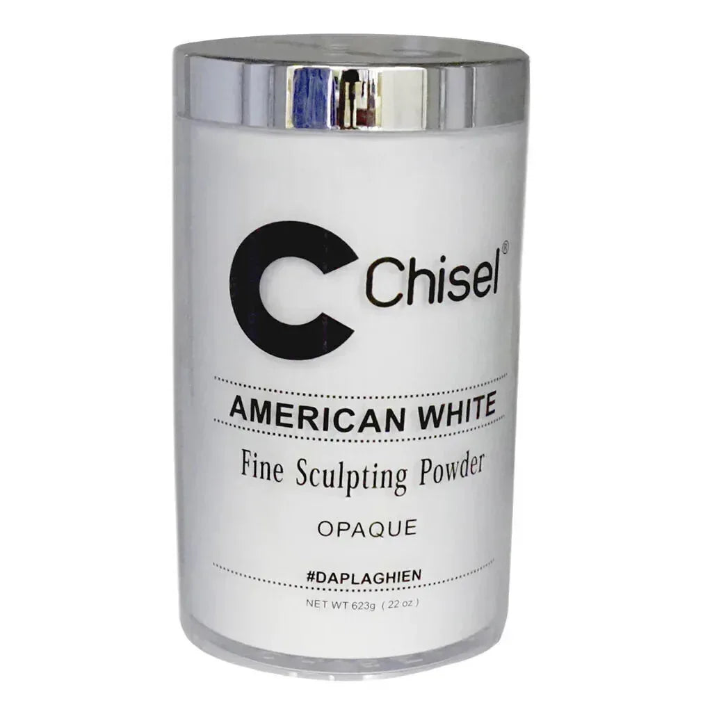 Chisel Acrylic Powder 22oz - American White - TTT Nails Supply