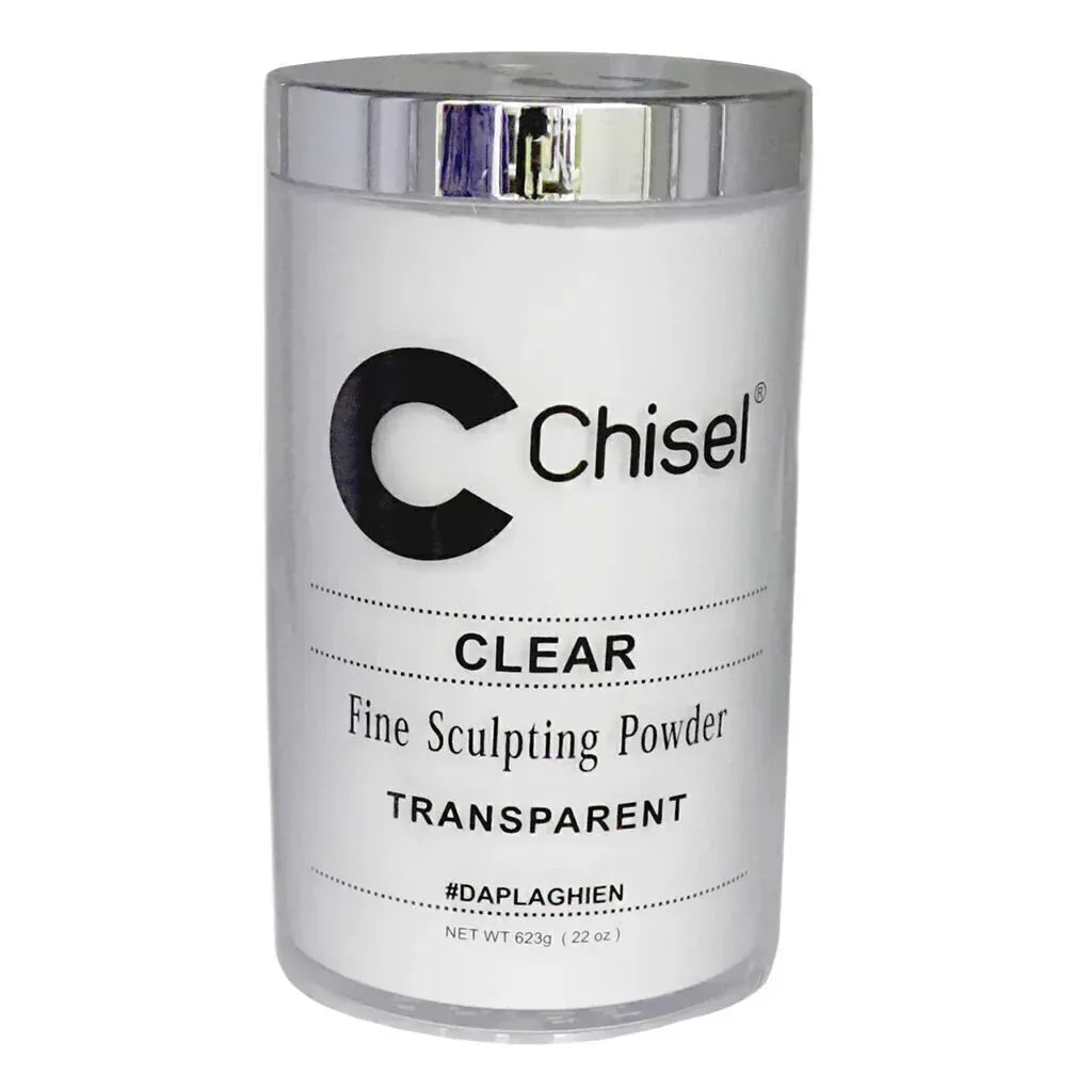 Chisel Acrylic Powder 22oz - Clear - TTT Nails Supply
