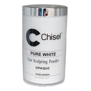 Chisel Acrylic Powder 22oz - Pure White - TTT Nails Supply