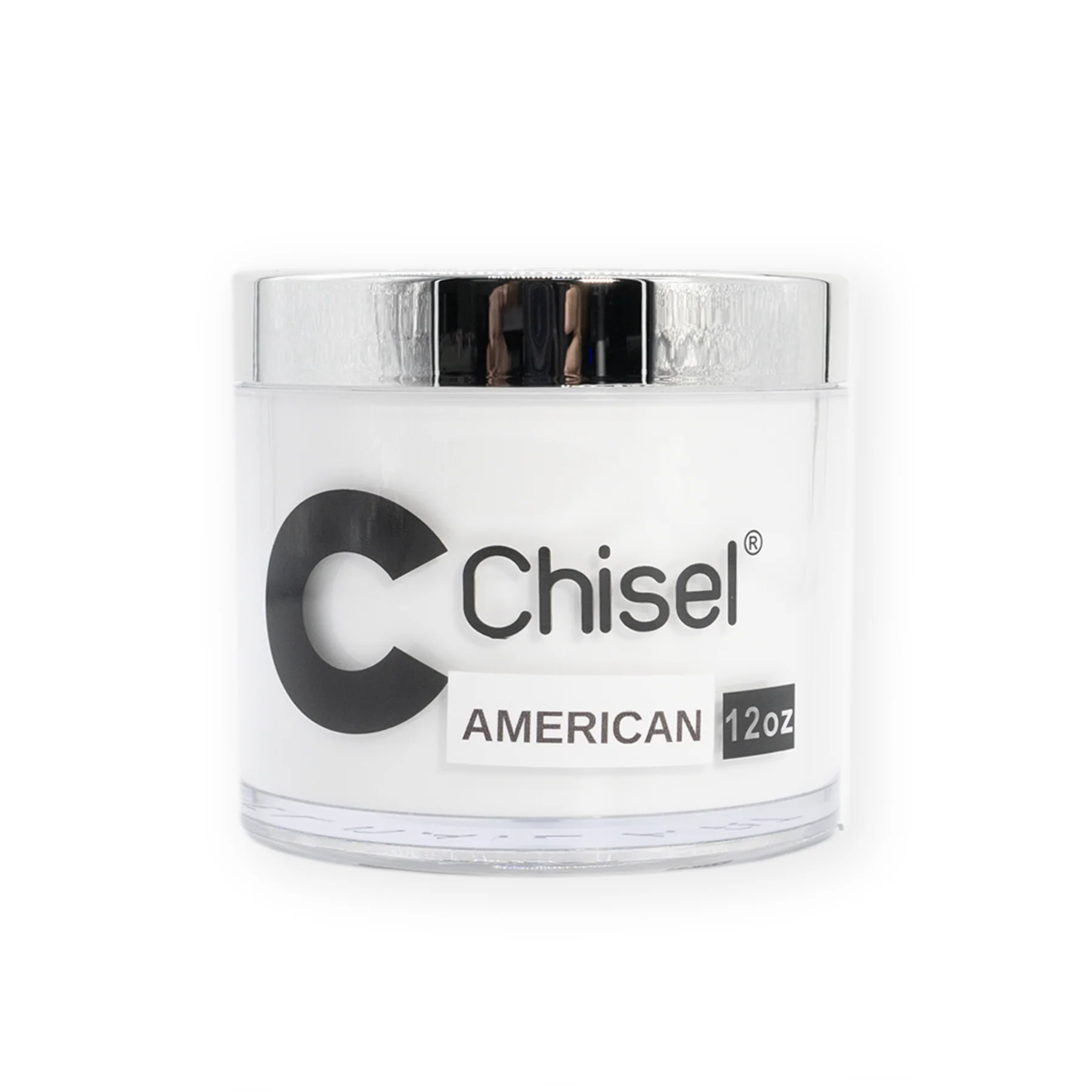 Chisel 2 in 1 Acrylic & Dipping Powder Refill 12oz - American White