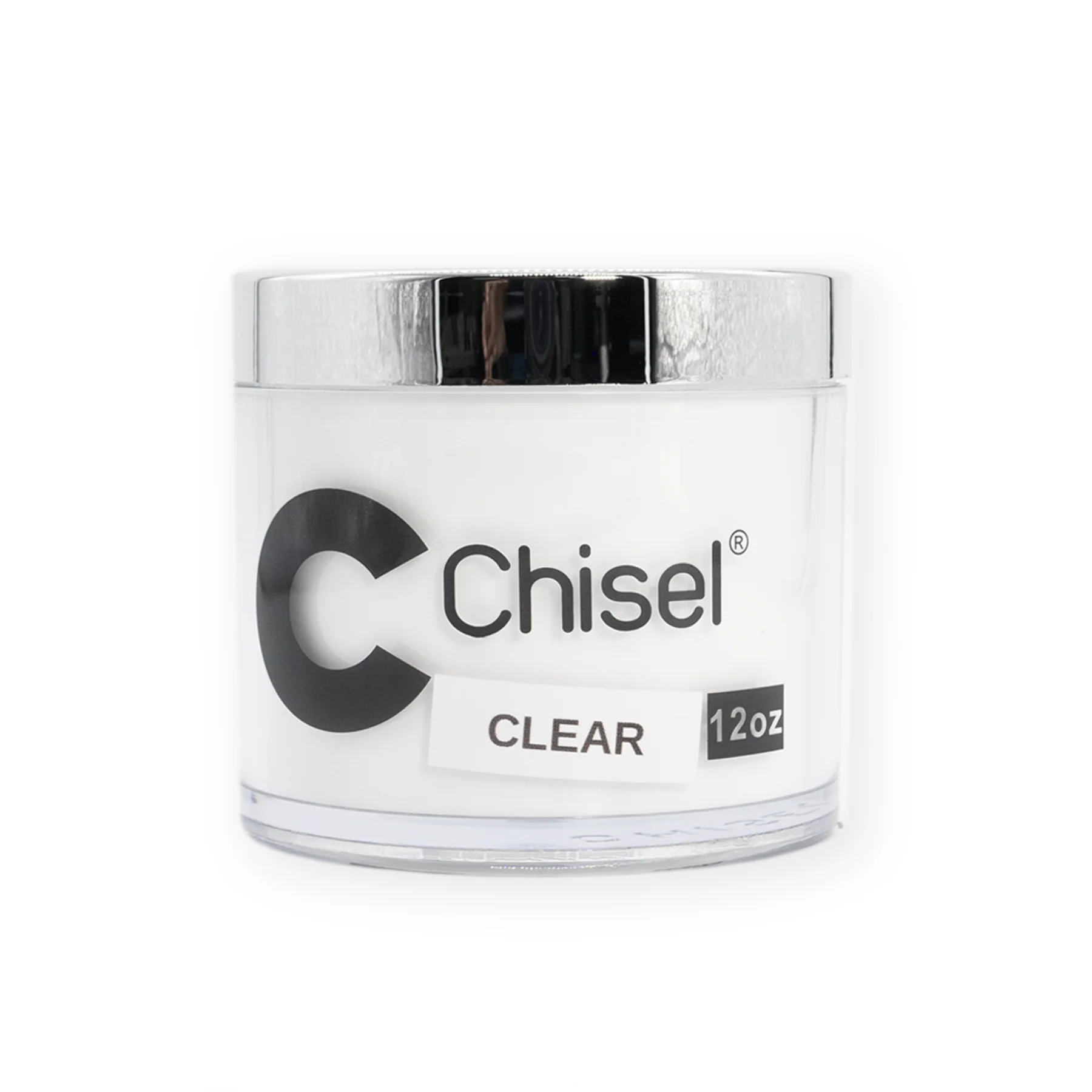 Chisel 2 in 1 Acrylic & Dipping Powder Refill 12oz - Clear