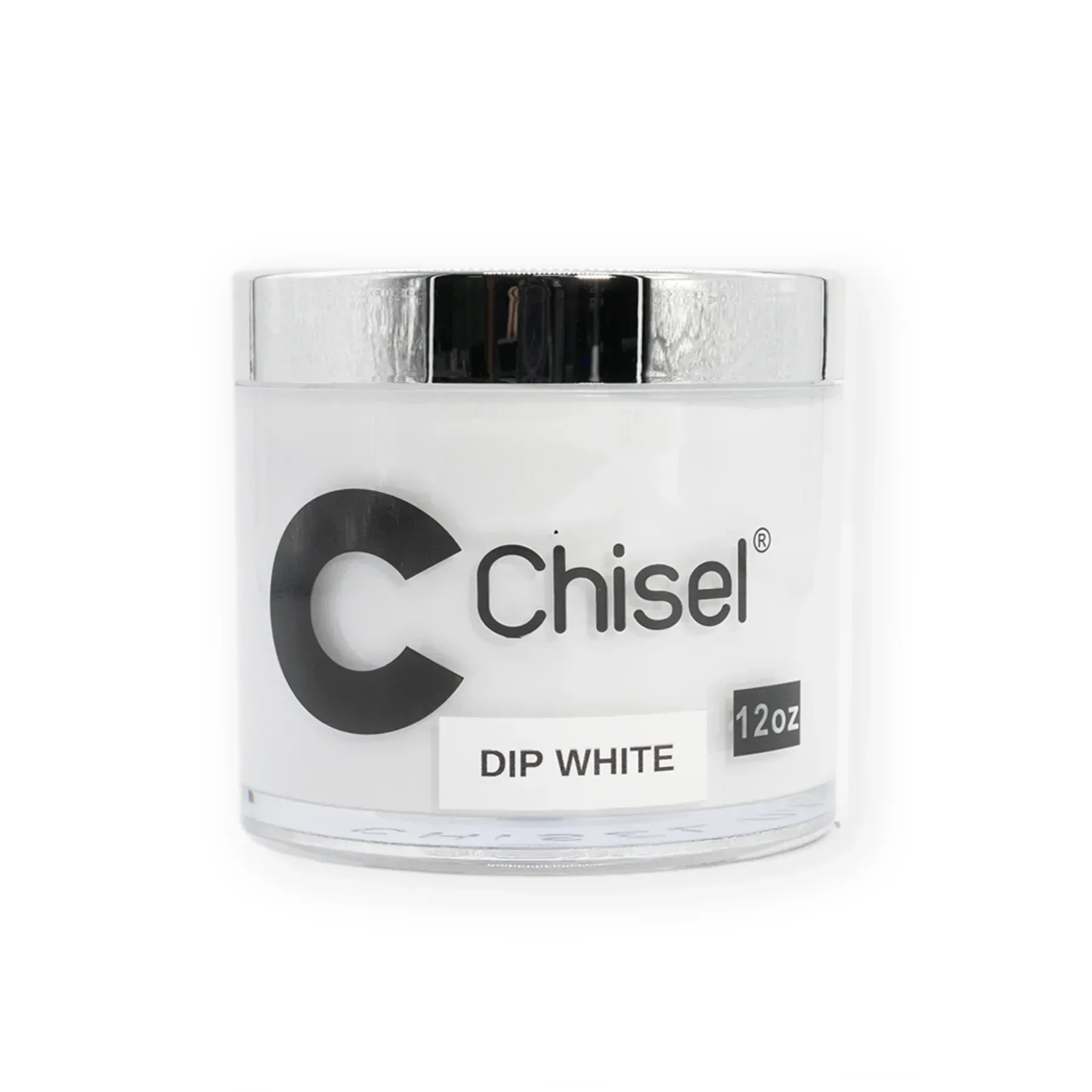 Chisel 2 in 1 Acrylic & Dipping Powder Refill 12oz - Dip White - TTT Nails Supply