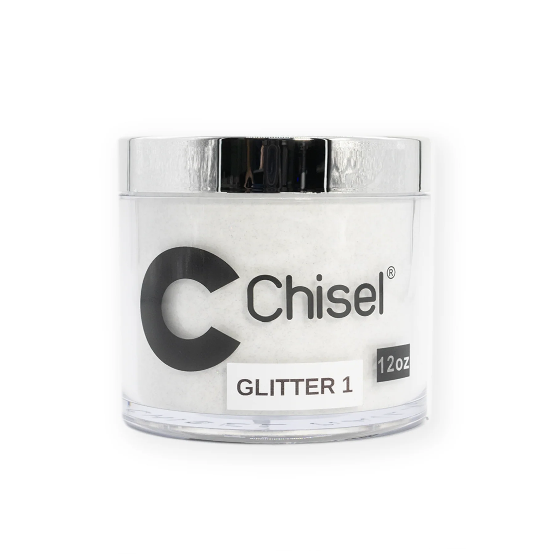 Chisel 2 in 1 Acrylic & Dipping Powder Refill 12oz - Glitter