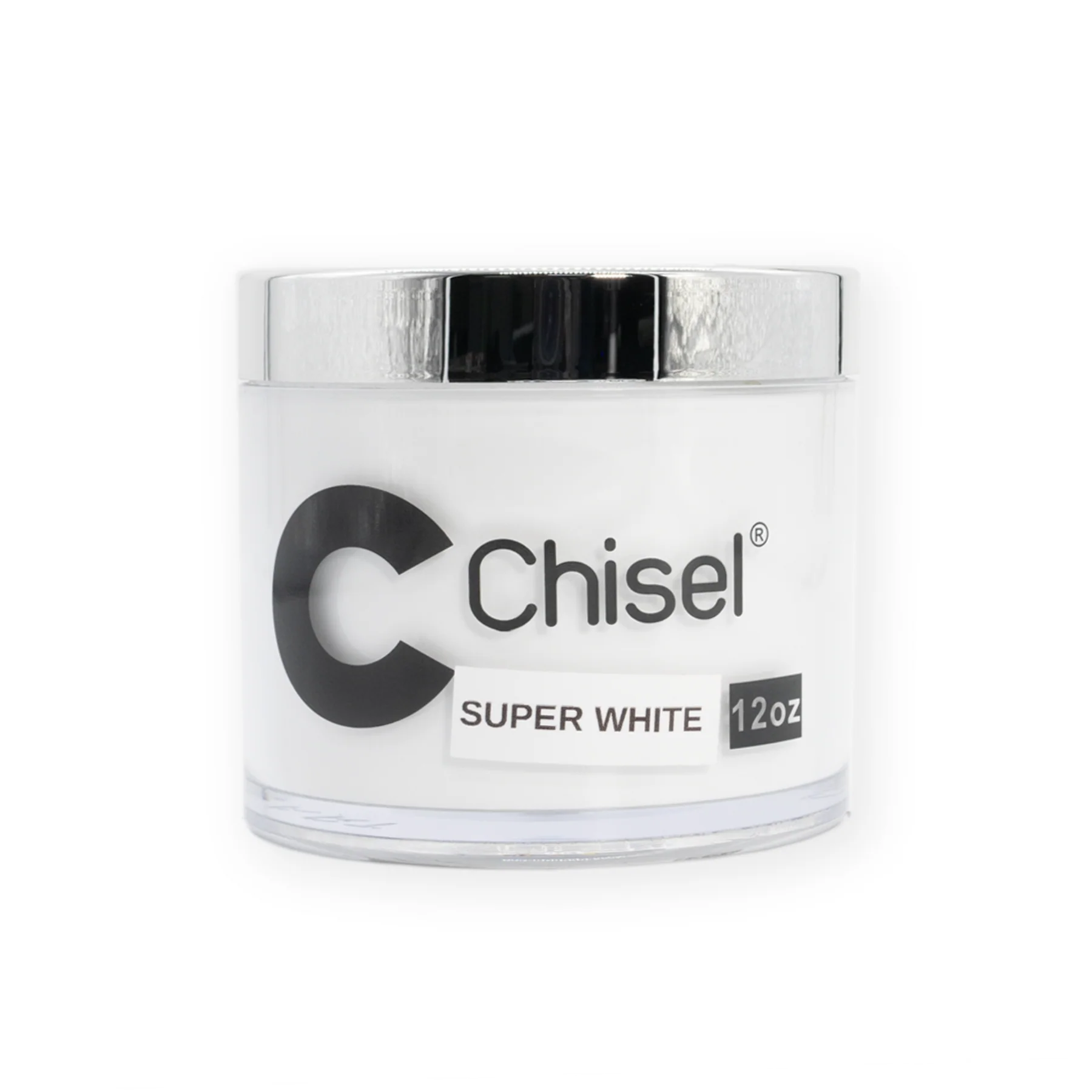 Chisel 2 in 1 Acrylic & Dipping Powder Refill 12oz - Super White