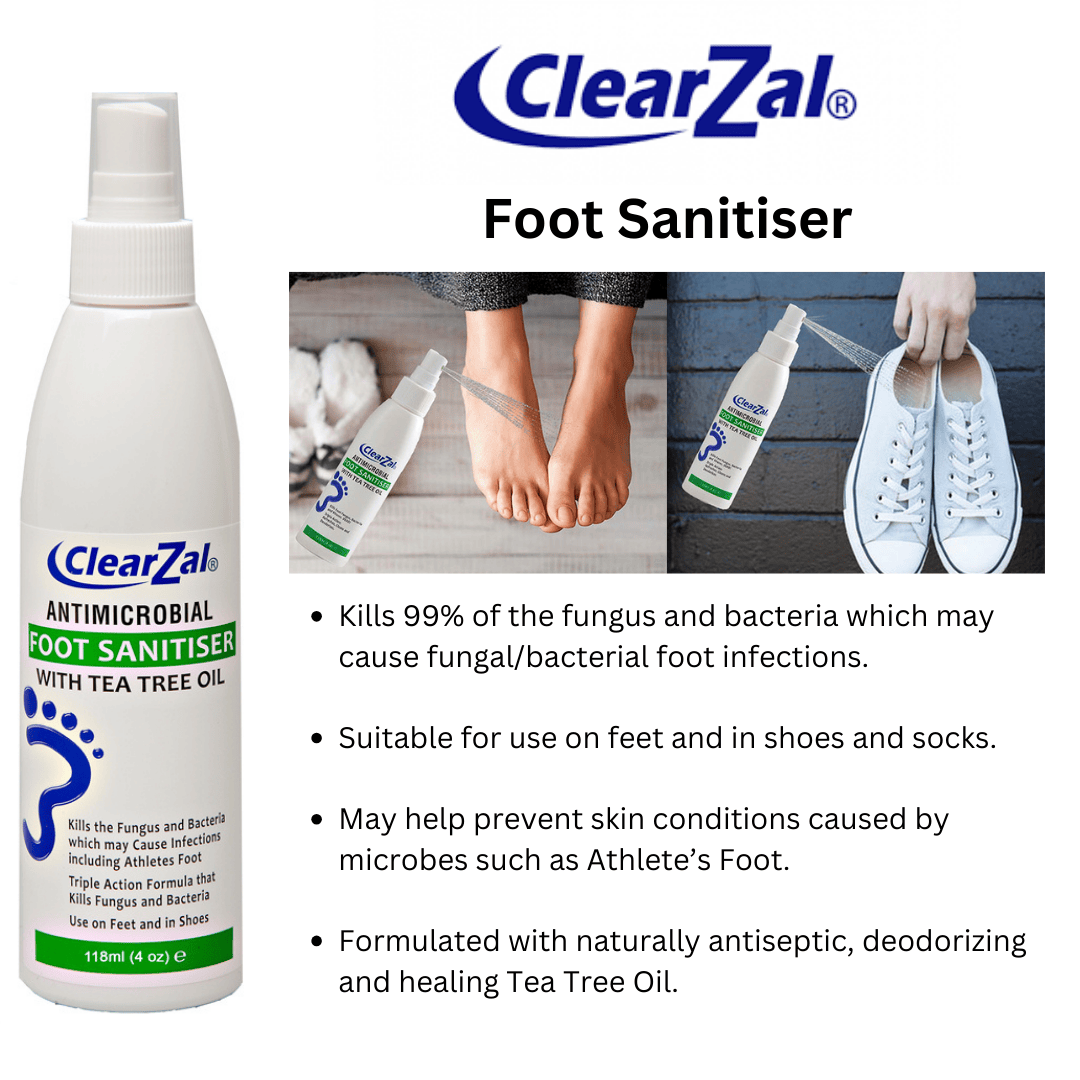 ClearZal® Antimicrobial Foot Sanitiser