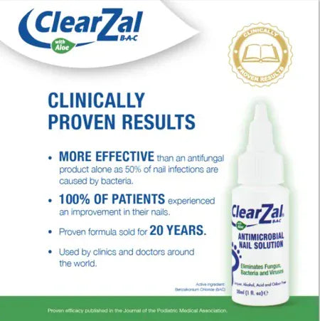 ClearZal® Antimicrobial Nail Solution 1oz (30ml)