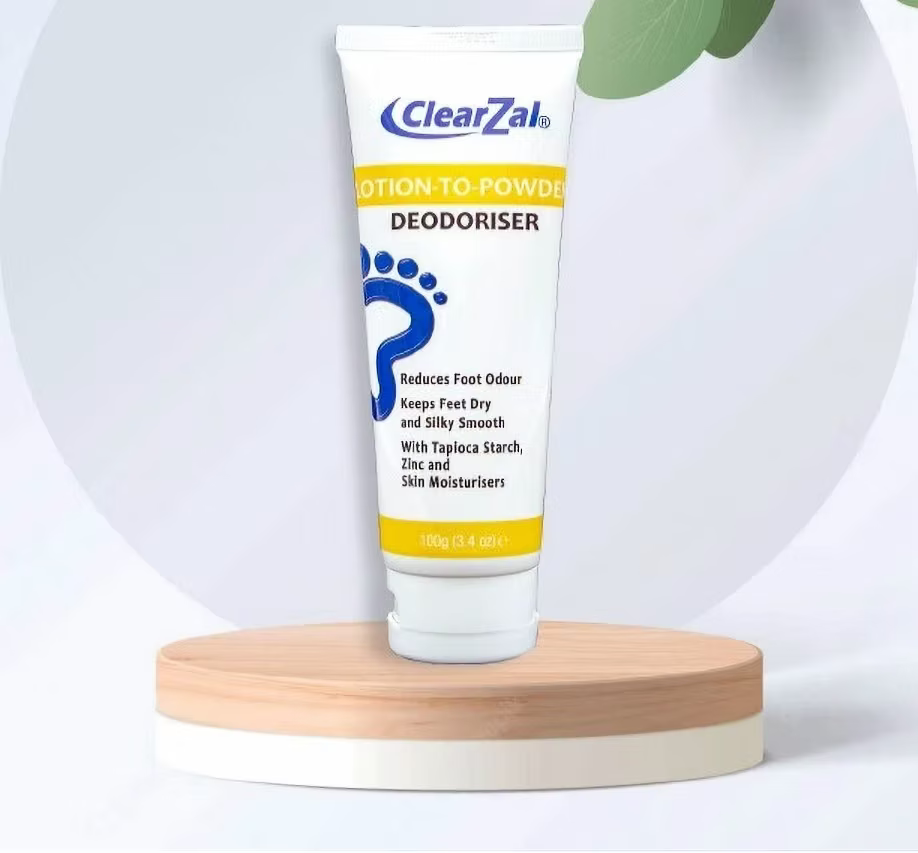 ClearZal® Lotion to Powder Deodoriser 100g (3.4oz)