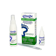 ClearZal® Nail & Foot Kit – Antimicrobial Nail Solution + Foot Sanitiser