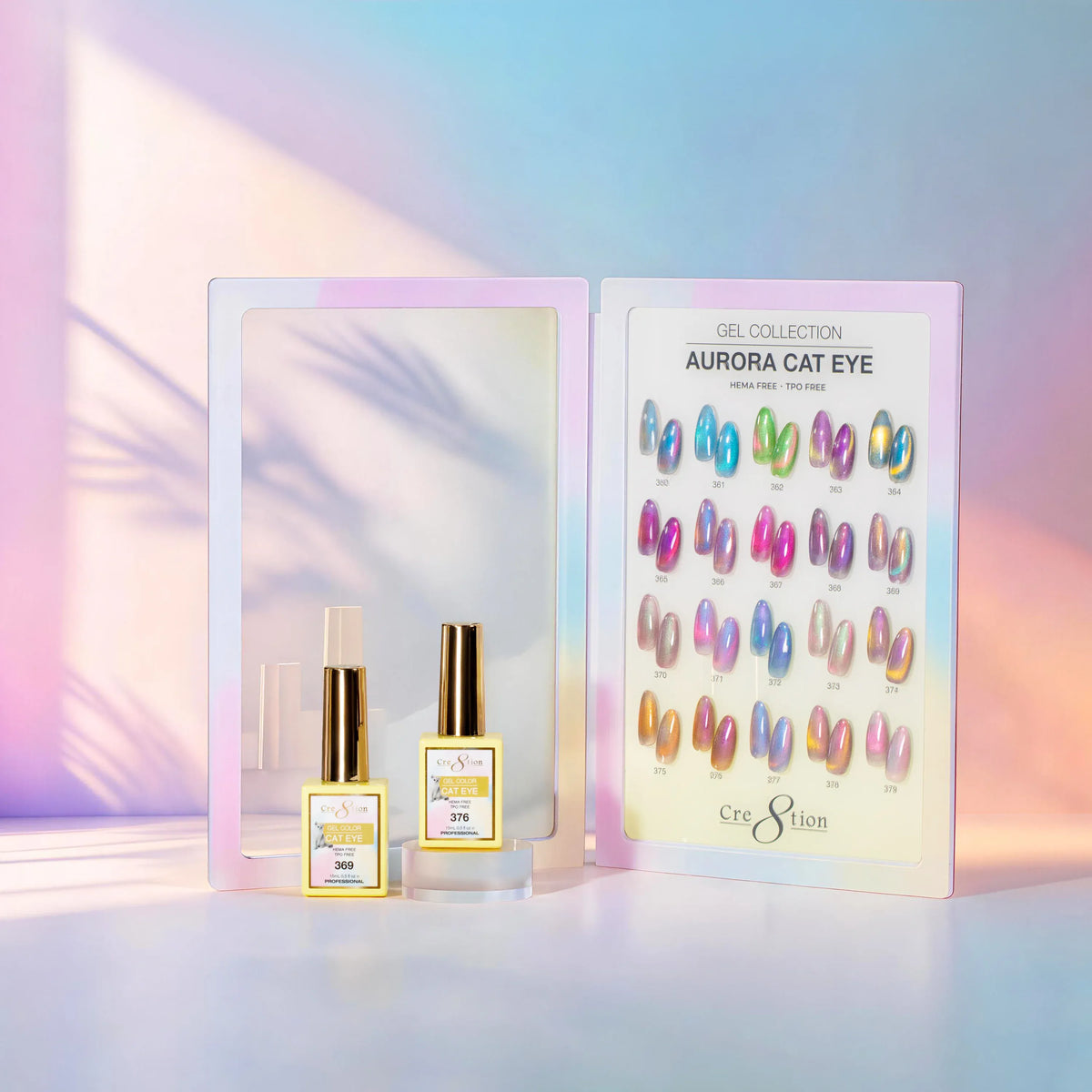 Cre8tion Cat Eye - Aurora Collection, 20 Gel Colors ($7.95/ea)