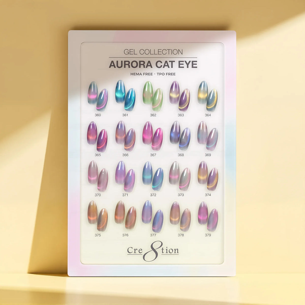 Cre8tion Cat Eye - Aurora Collection, 20 Gel Colors ($7.95/ea)