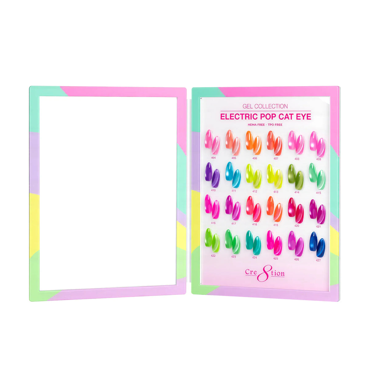 Cre8tion Cat Eye - Electric Pop Collection, 24 Gel Colors ($7.95/ea)