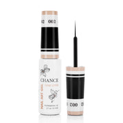 Cre8tion Chance Fine Lines - Detailing Nail Art Gel 0.33oz - #02 Super Black
