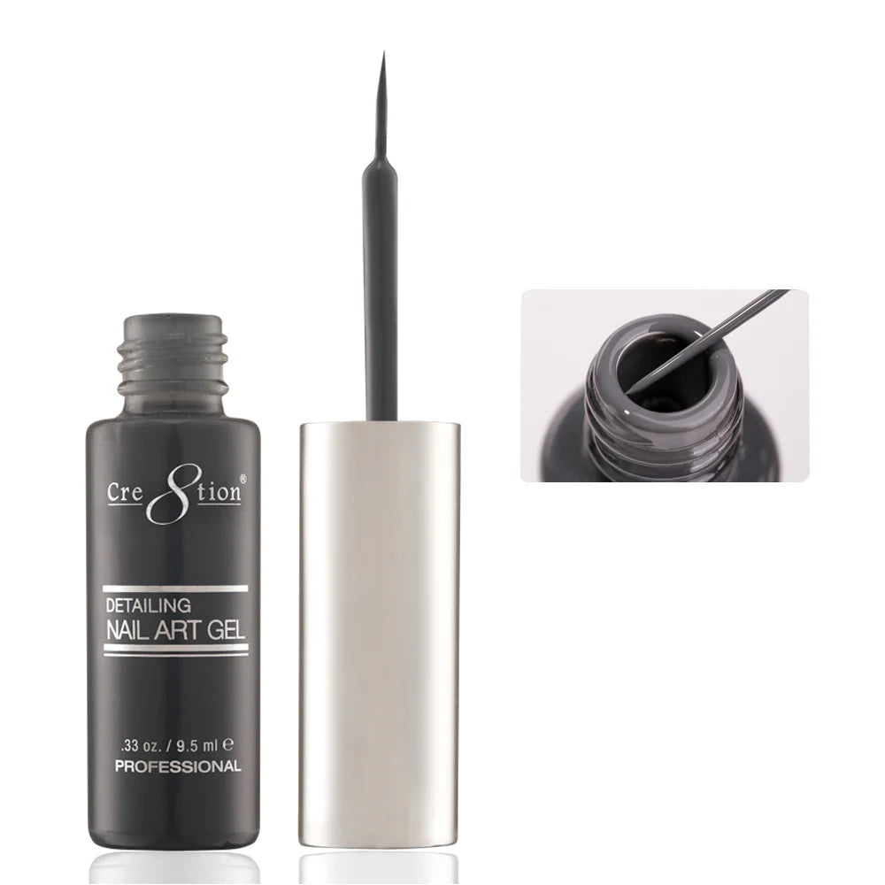 Cre8tion Detailing Nail Art Gel 0.33oz - #16 Grey