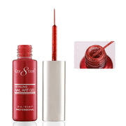 Cre8tion Detailing Nail Art Gel 0.33oz - #28 Red Glitter