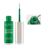 Cre8tion Detailing Nail Art Gel 0.33oz - #29 Green Glitter