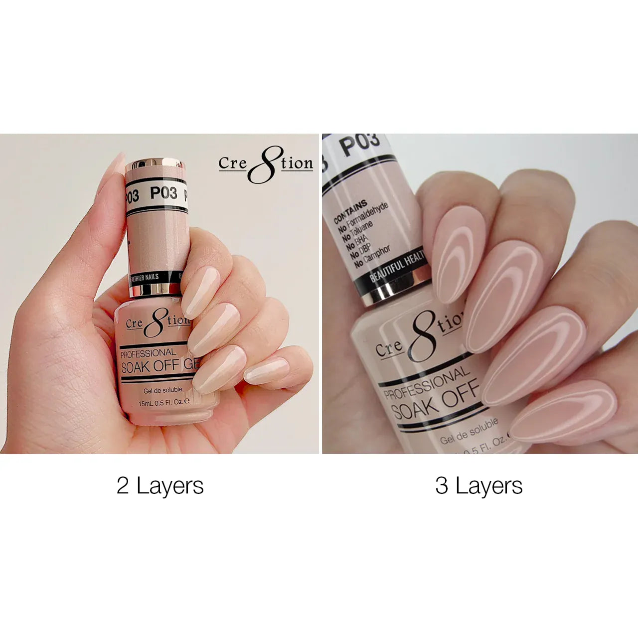 Cre8tion Gel - French Collection - P03 Precious Pink