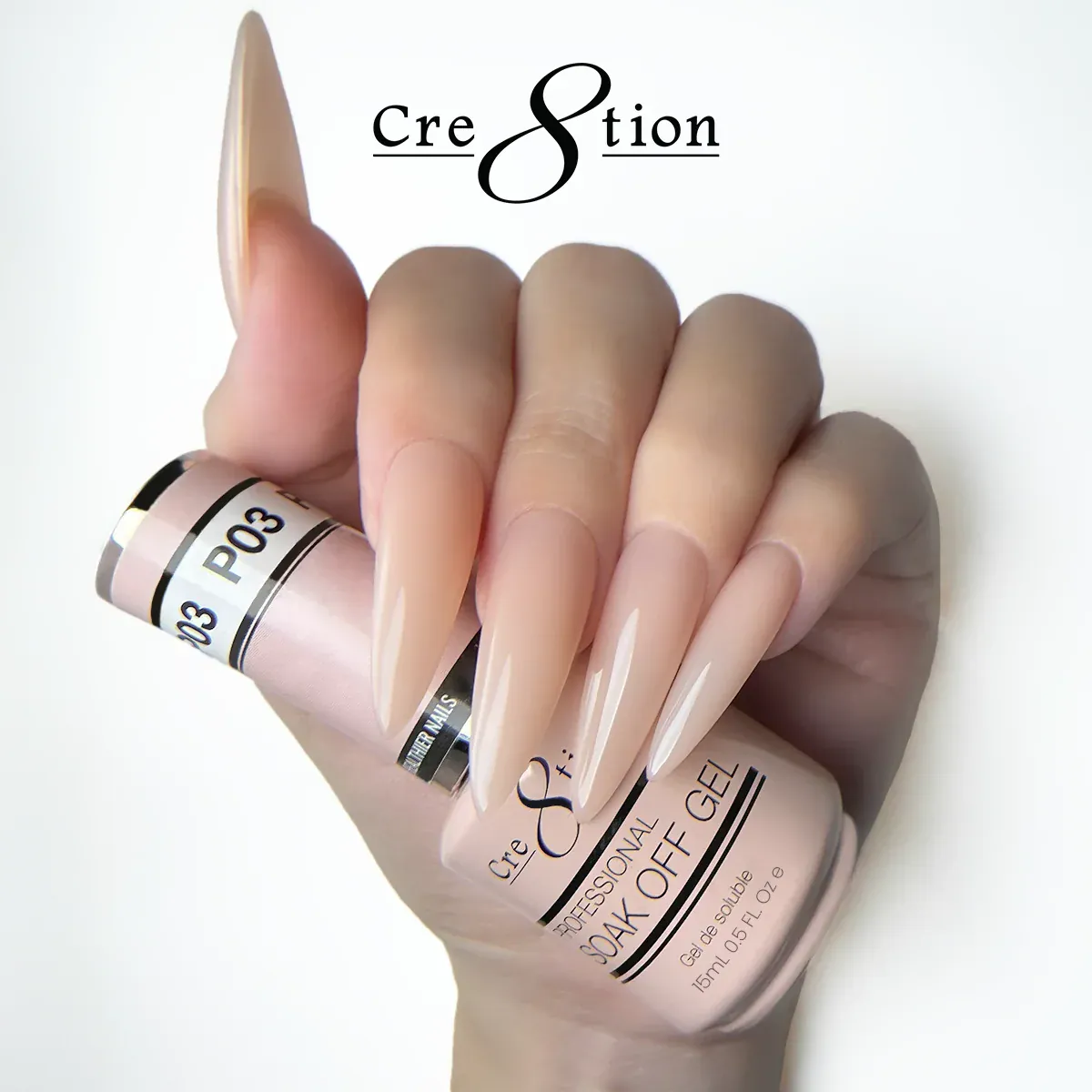 Cre8tion Gel - French Collection - P03 Precious Pink