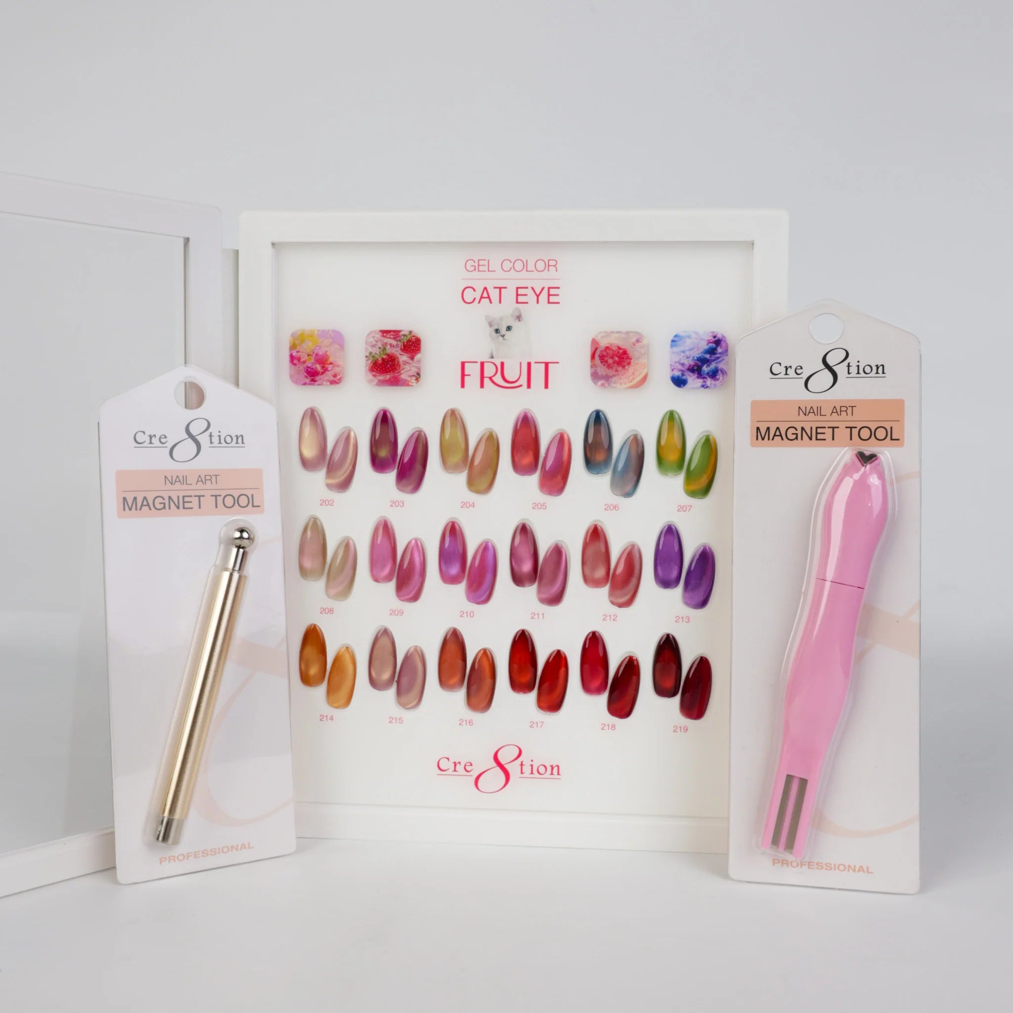 Cre8tion Cat Eye Fruit Collection - Set 18 Colors (#202 - #219)