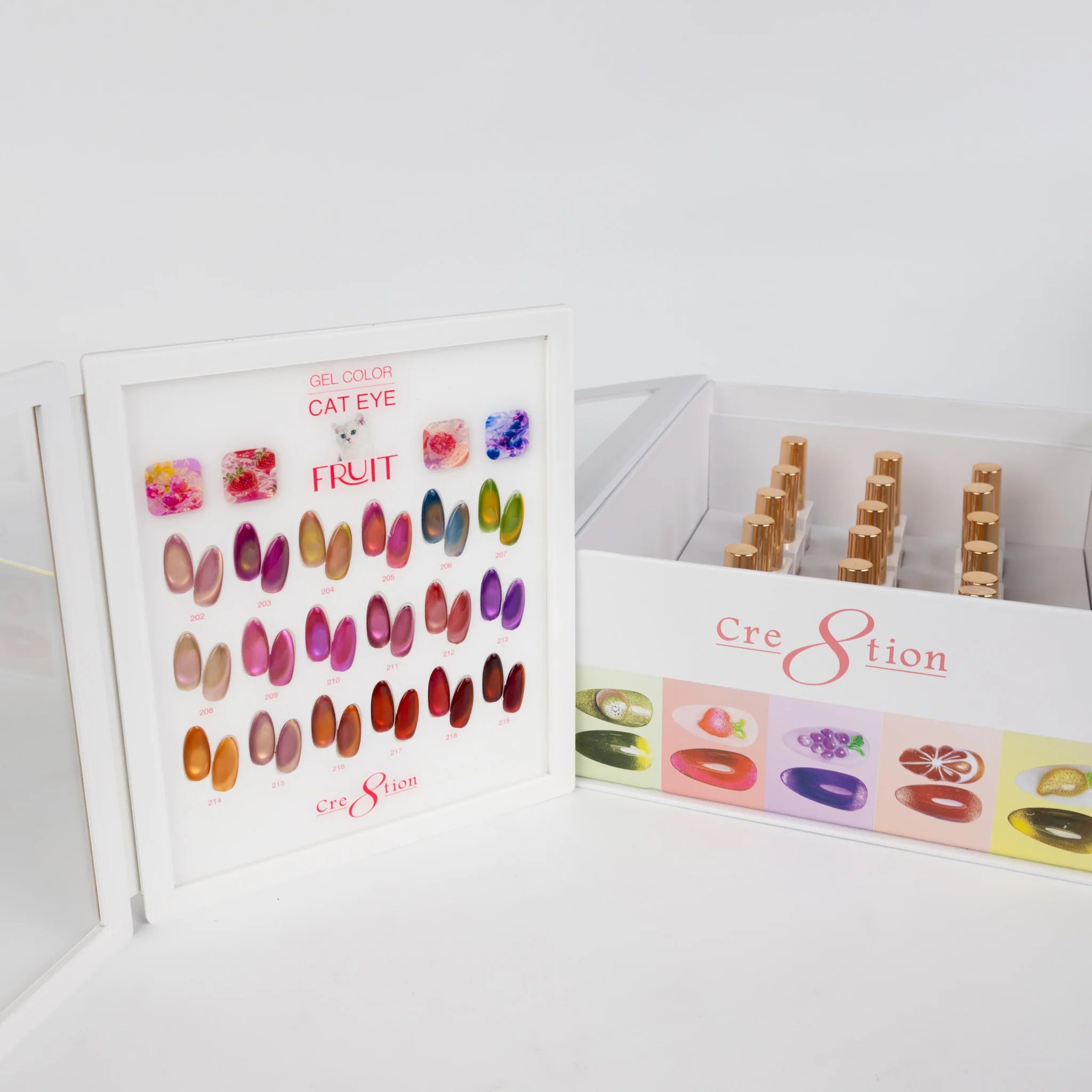 Cre8tion Cat Eye Fruit Collection - Set 18 Colors (#202 - #219)