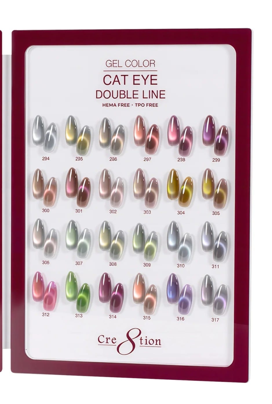 Cre8tion Cat Eye - Double Line Collection, 24 Gel Colors ($7.95/ea)