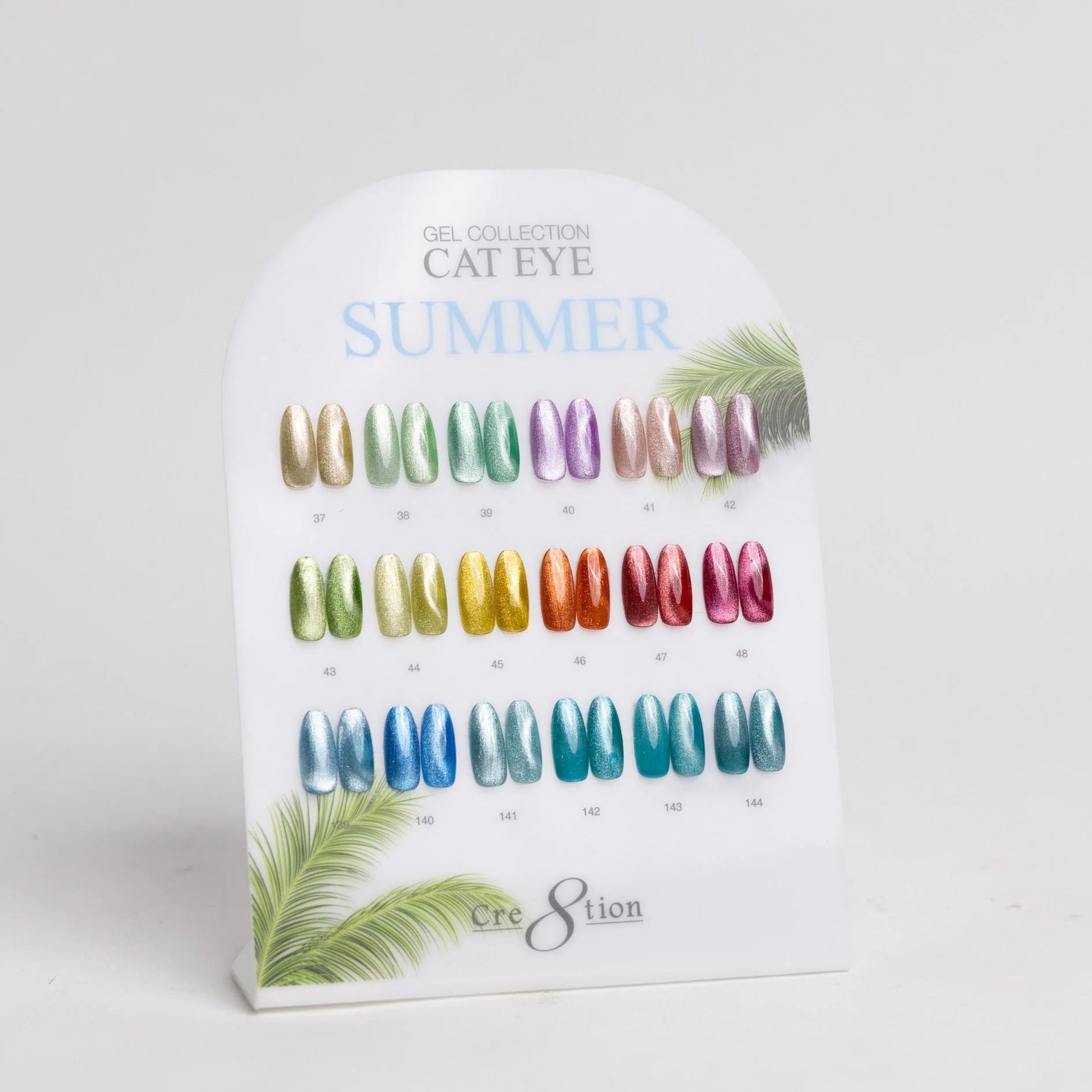 Cre8tion Cat Eye Summer Collection - 18 colors (#37-48 & #139-144)