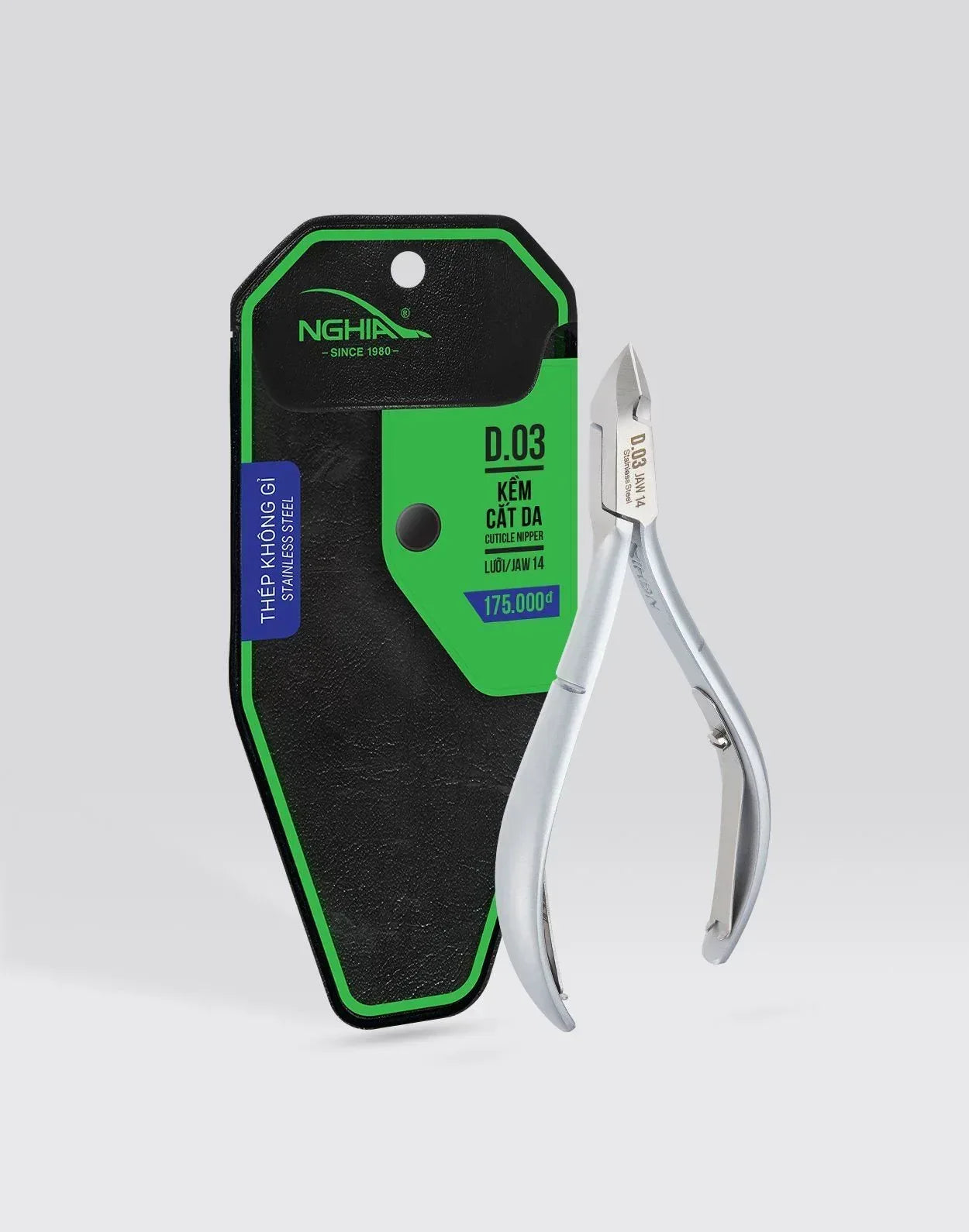 NGHIA Stainless Steel Cuticle Nipper D03 - TTT Nails Supply