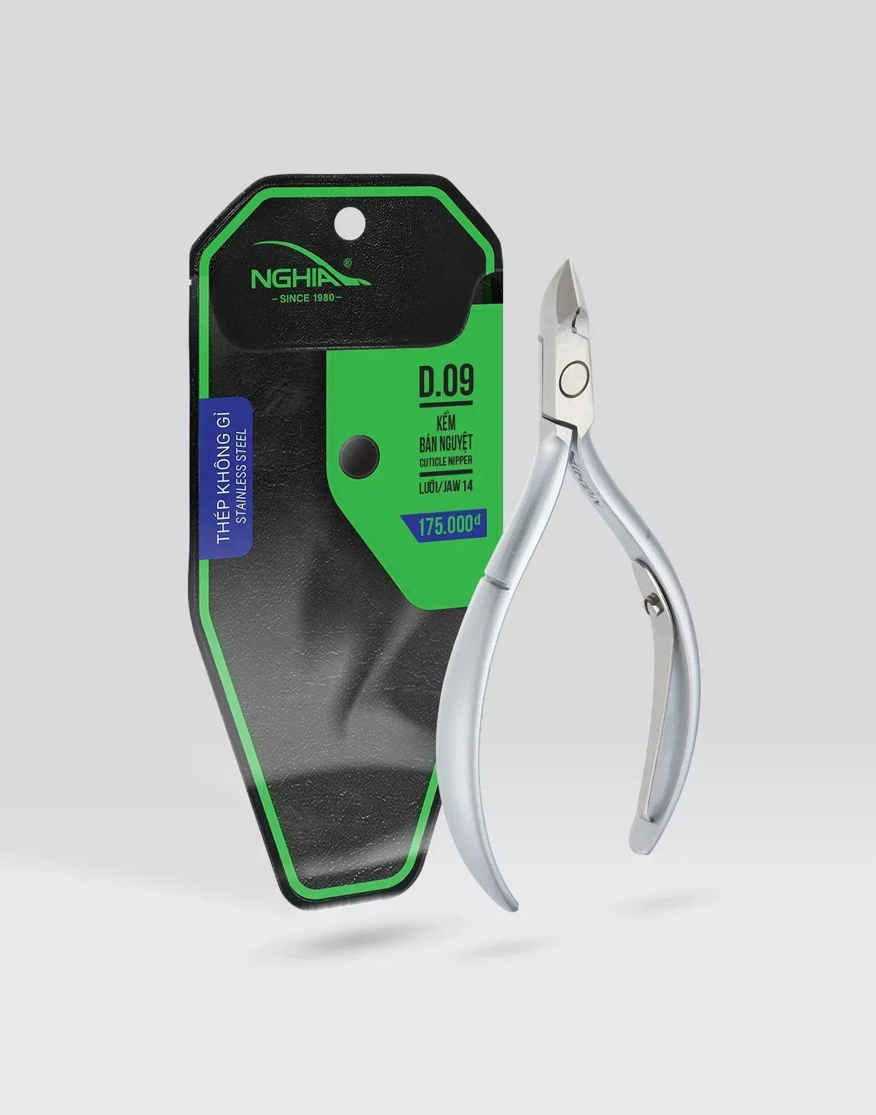 NGHIA Stainless Steel Cuticle Nipper D09 - TTT Nails Supply
