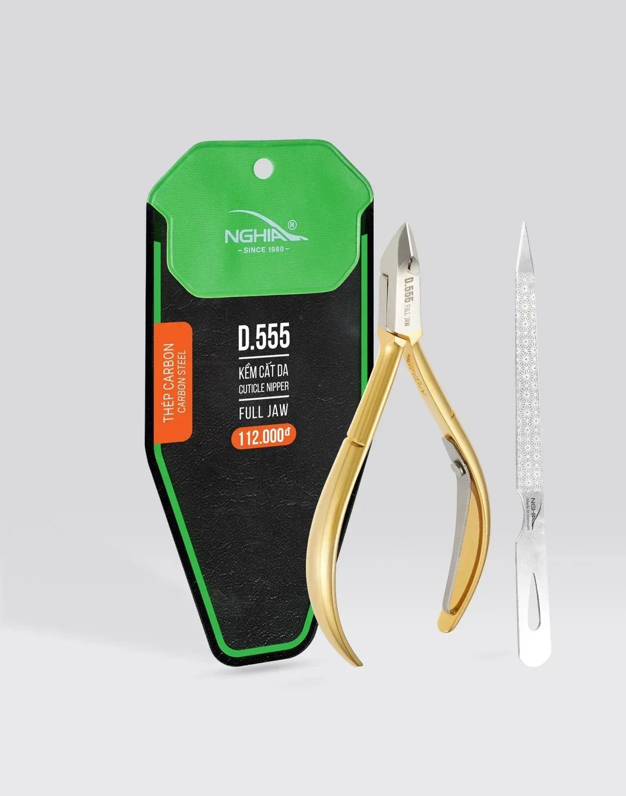 NGHIA Stainless Steel Cuticle Nipper D555 - TTT Nails Supply