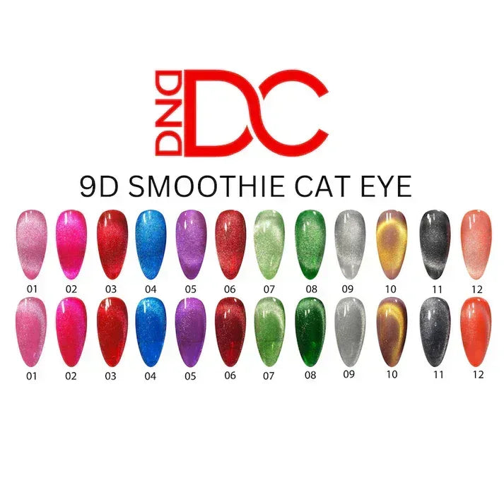 DC 9D Cat Eye Collection - Set of 36 Colors - TTT Nails Supply