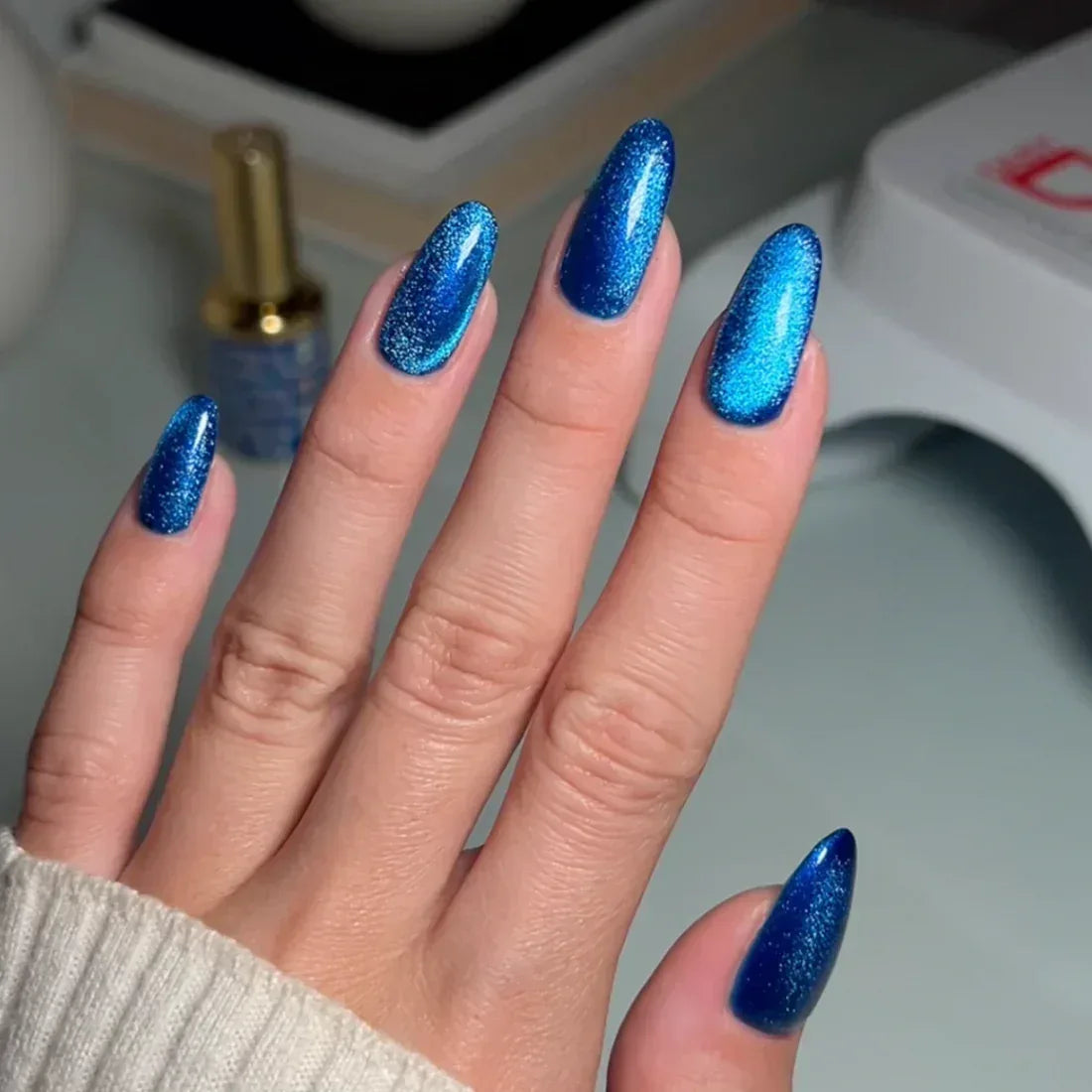 DC 9D Cat Eye Smoothie - #04 Galactic Sapphire - TTT Nails Supply