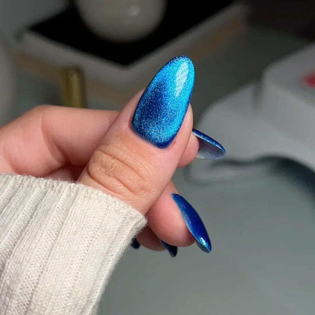 DC 9D Cat Eye Smoothie - #04 Galactic Sapphire - TTT Nails Supply
