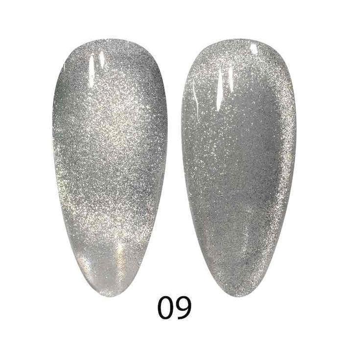 DC 9D Cat Eye Smoothie - #09 Silver Lynx - TTT Nails Supply
