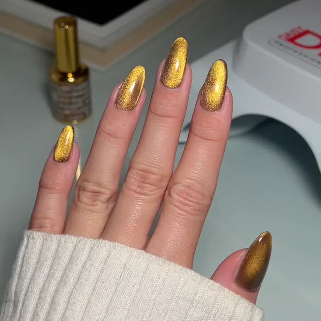 DC 9D Cat Eye Smoothie - #10 Ember Enchantress - TTT Nails Supply