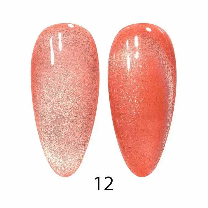 DC 9D Cat Eye Smoothie - #12 Coral Ice - TTT Nails Supply