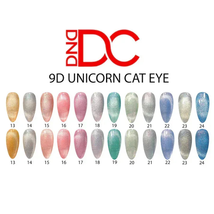 DC 9D Cat Eye Collection - Set of 36 Colors - TTT Nails Supply