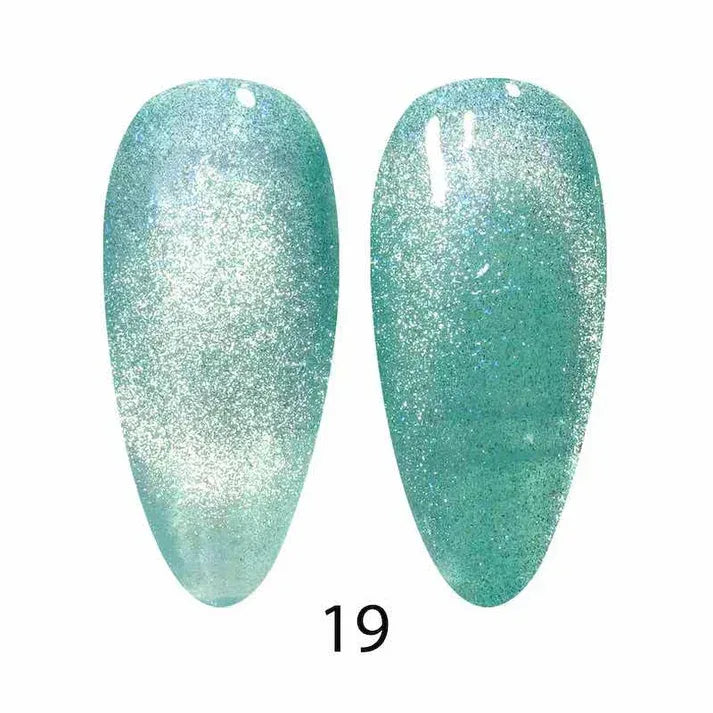 DC 9D Cat Eye Unicorn - #19 Aqua Freckles - TTT Nails Supply