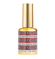 DND DC Mermaid Gel - #230 Sparkle Red - TTT Nails Supply