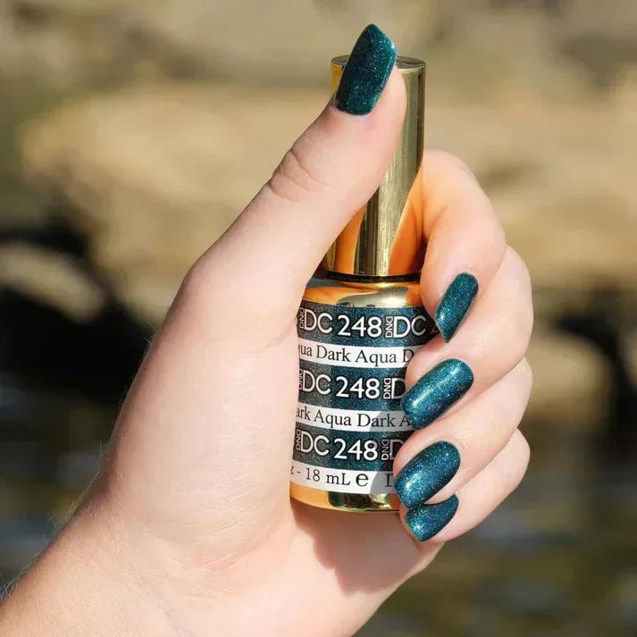 DND DC Mermaid Gel - #248 Dark Aqua - TTT Nails Supply