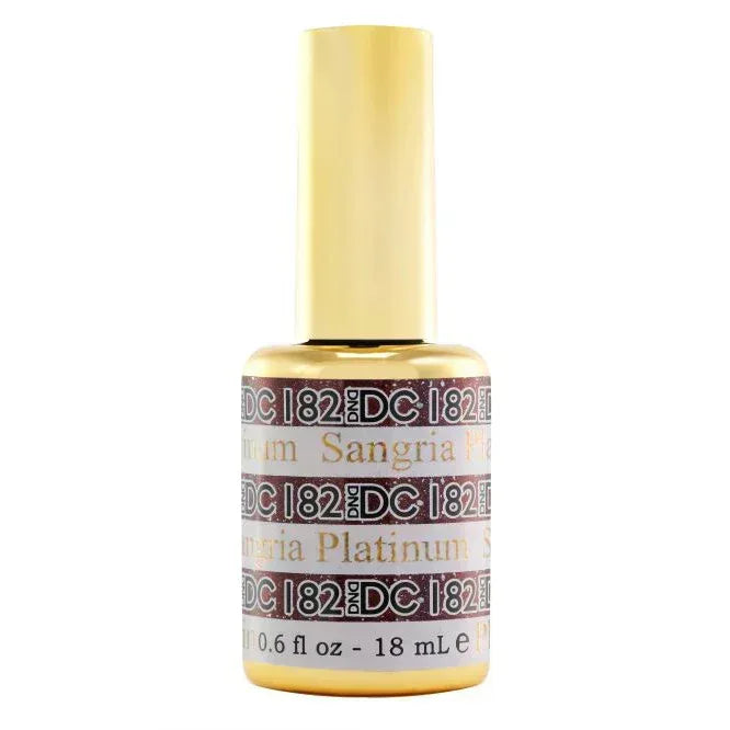 DND DC Platinum Gel - #182 Sangria - TTT Nails Supply