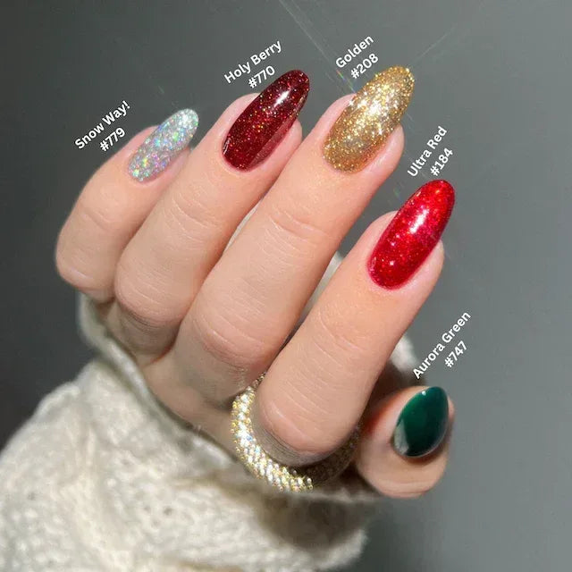 DND DC Platinum Gel - #184 Ultra Red - TTT Nails Supply