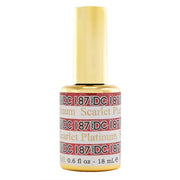 DND DC Platinum Gel - #187 Scarlet - TTT Nails Supply