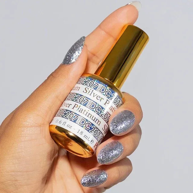 DND DC Platinum Gel - #207 Silver - TTT Nails Supply