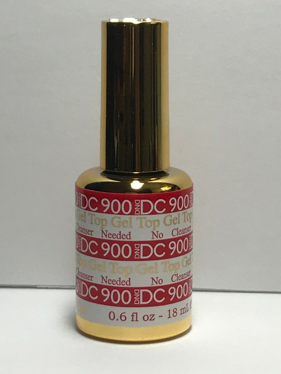 DND DC Gel Top Coat 0.5oz - #900 Non-Cleanse