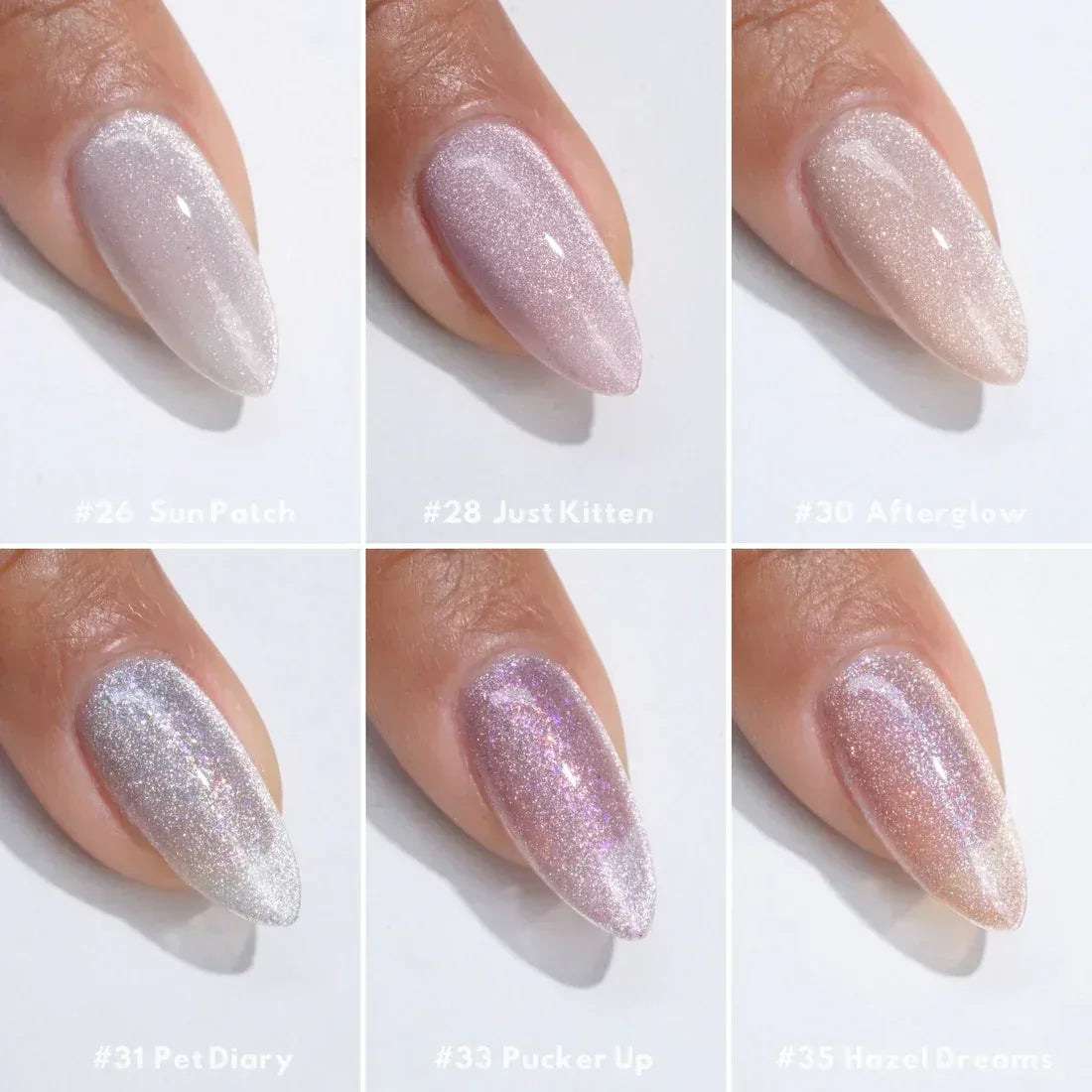 DIVA 9D Cat Eye Daydream #01 - #12 Color Chart (Framed) - TTT Nails Supply