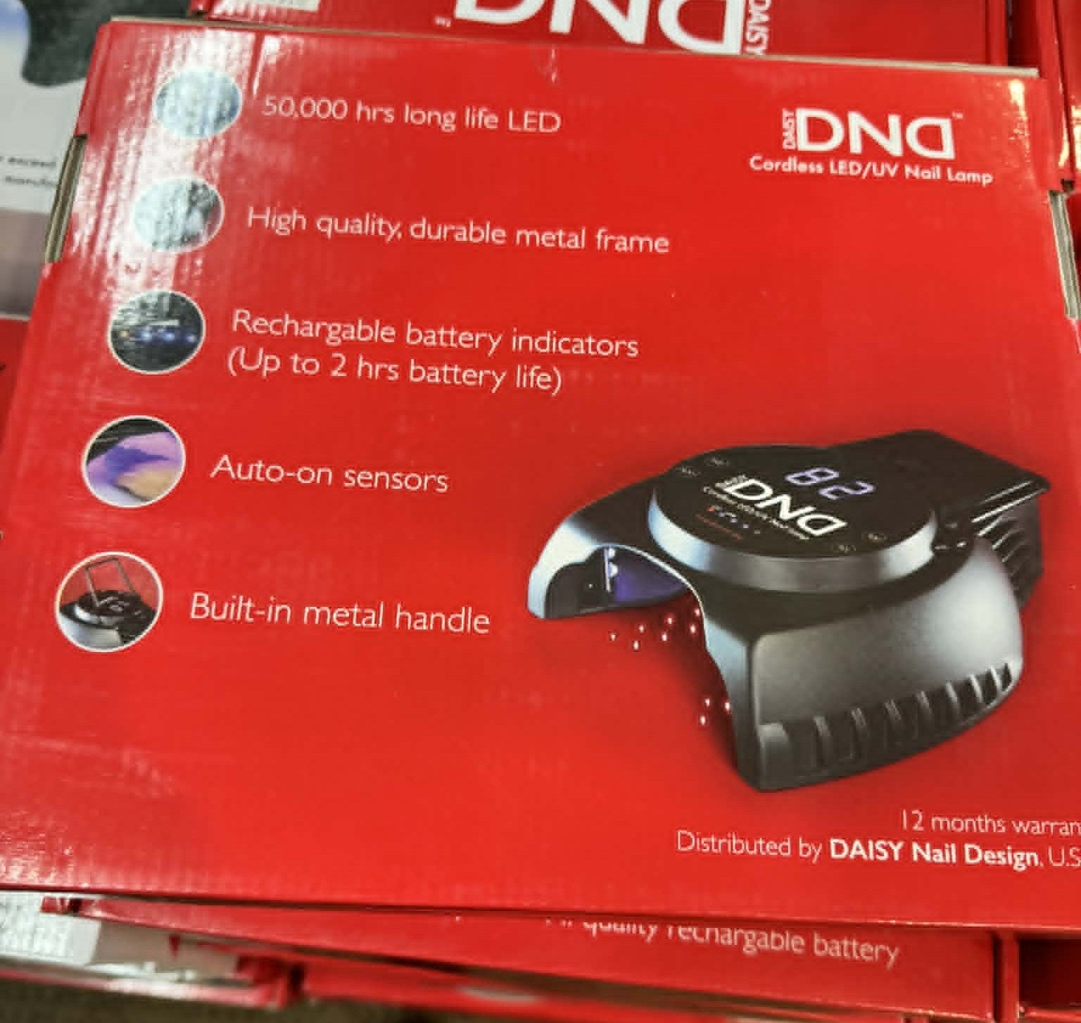 DND DAISY Cordless LED/UV Nail Lamp (BUY 01 GET 01 FREE)