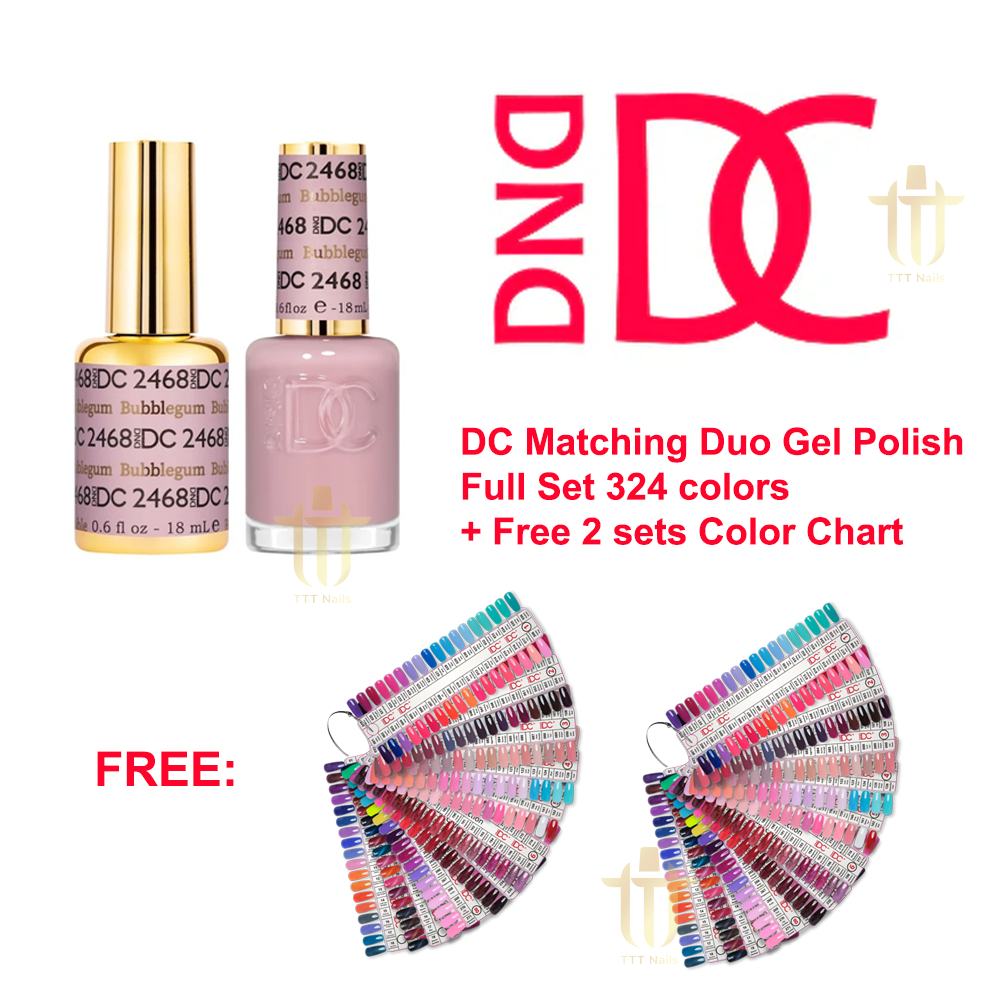 DND DC Duo Matching - Full set 324 colors + Free 2 sets Color Chart