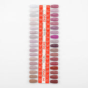 DND HEMA & TPO Free - Swatch #02 - High Gloss Collection, 36 colors (#07 to #72) + Free Sample